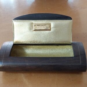 Judith Leiber Brown Mahogony Clutch